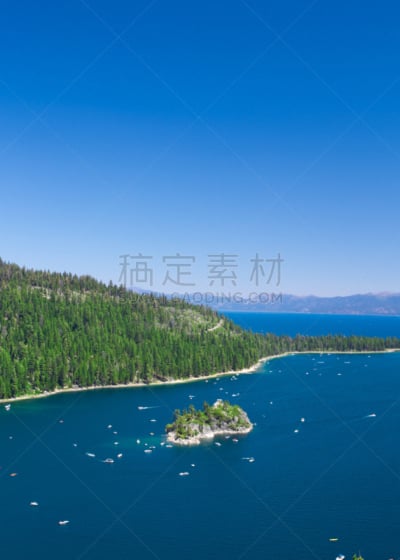 加利福尼亚,太浩湖,垂直画幅,水,天空,公园,无人,海港,夏天,户外