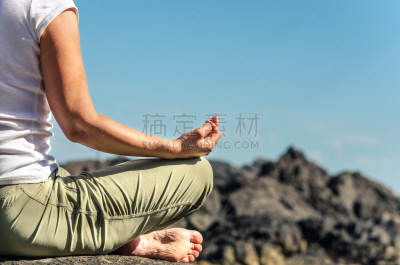 户外,瑜伽,尤克卢利特,温哥华岛,天空,灵性,公园,休闲活动,水平画幅,夏天