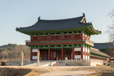 韩国,桥,城市,庆州市