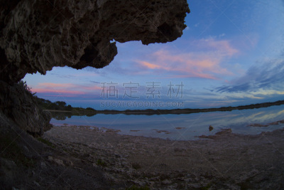 蓝色,粉色,云景,戏剧性的天空,云,图像,西澳大利亚,色彩鲜艳,罗特内斯特岛,多色的