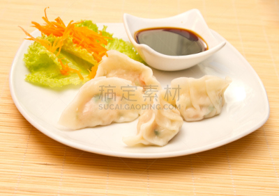 饺子,饮食,胡萝卜,煮食,四个物体,水平画幅,橙色,无人,开胃品,有机食品