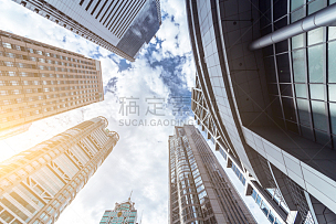 陆家嘴,商务,上海,建筑外部,向上看,浦东,豪宅,商务旅行,天空,未来