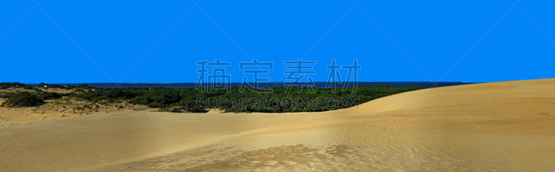 全景,山脊,罗阿诺克,桨叉架船,噪声,天空,北卡罗来纳,水平画幅,沙子,无人