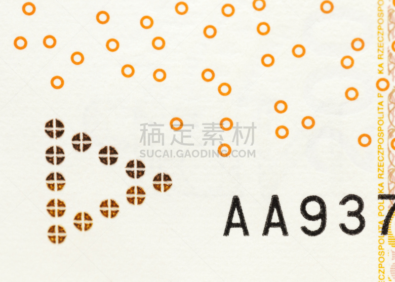特写,波兰,储蓄,水平画幅,部分,商业金融和工业,经济,波兰兹罗提,一个物体,商务