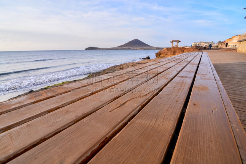 海洋,海岸线,风景,桨叉架船,奥勒冈海滨,特内里费岛,水,水平画幅,地形,无人