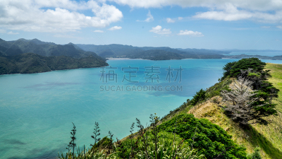 灯塔楼,新西兰,灯塔看守人,奥克兰,自然,水平画幅,无人,夏天,海岸地形,建筑外部