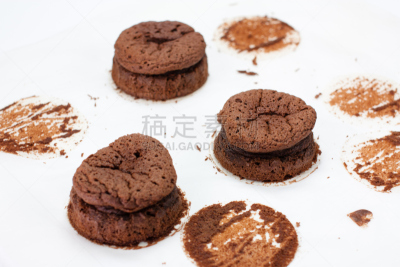 黑巧克力,纸杯蛋糕,熟的,巧克力酥皮松饼,巧克力慕斯,巧克力蛋糕,早餐,水平画幅,蛋糕,面包店