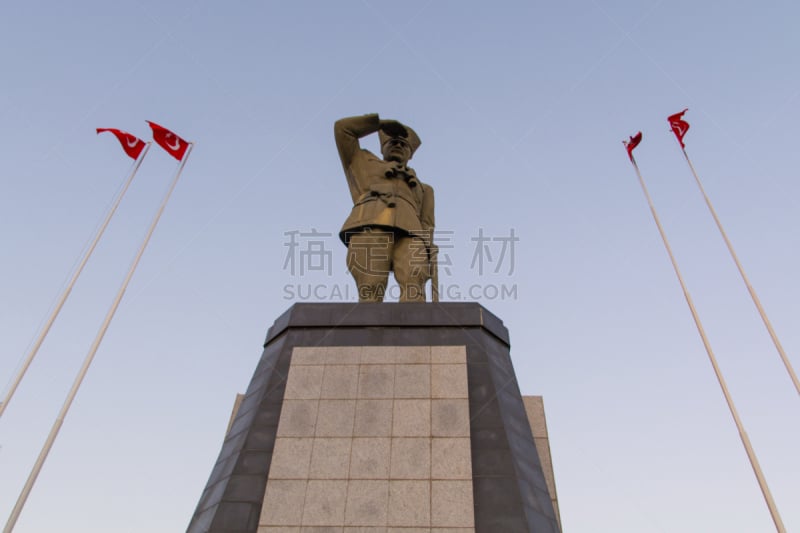 雕像,阿塔土克陵墓,纪念碑,天空,领导能力,艺术,水平画幅,云,档案,安纳托利亚