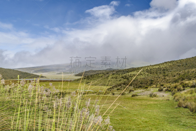 科多巴克西火山,厄瓜多尔,皮钦查,厄瓜多尔安第斯山脉,天空,美,水平画幅,无人,火山地形,户外