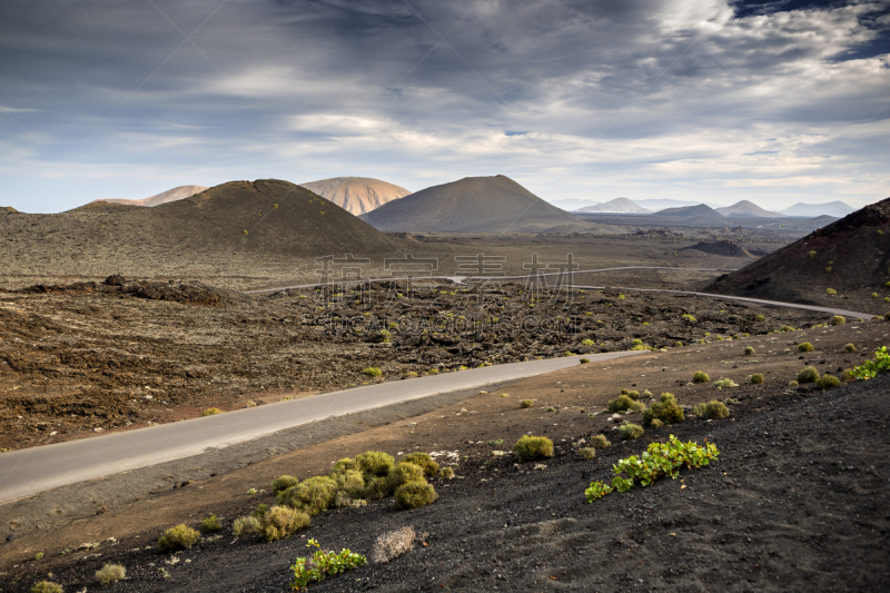 timanfaya national park,风景,路,兰萨罗特岛,西班牙,加那利群岛,横越,国内著名景点,北美歌雀,沙漠