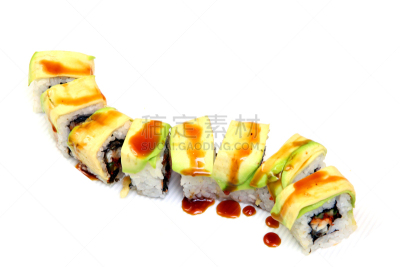 寿司,飞鱼,鱼子酱,碗,自然美,三文鱼,日本食品,传统,菜单,清新