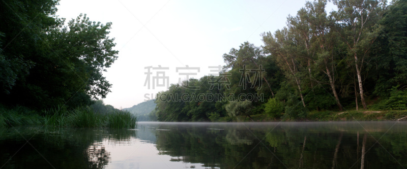 河流,视角,顿涅茨克,水平画幅,山,秋天,全景,乌克兰,黄昏,户外