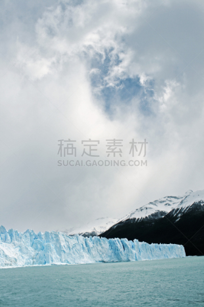 阿根廷,地形,自然美,埃尔卡拉法特,垂直画幅,南美,水,天空,雪