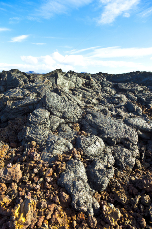 石头,火山,建造物,自然美,Timanfaya National Park,兰萨罗特岛,垂直画幅,天空,流动,给予