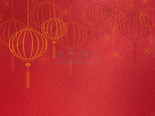 红色,纺织品,特写,丝绸,中国元宵节,灯笼,斜纹软呢,春节,背景,传统节日