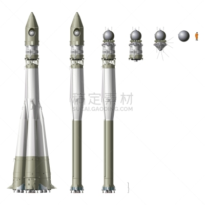 火箭,太空船,复杂,俄罗斯宇航员,太空服,前苏联,蓝图,宇航员,绘画插图,天空