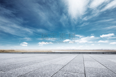 天空,雪,空的,山,蓝色,大理石,室内地面,美,水平画幅,云