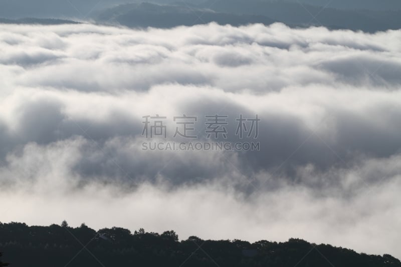 云景,海洋,白色,自然,长野县,山脊,kirigamine,风景,千野,图像