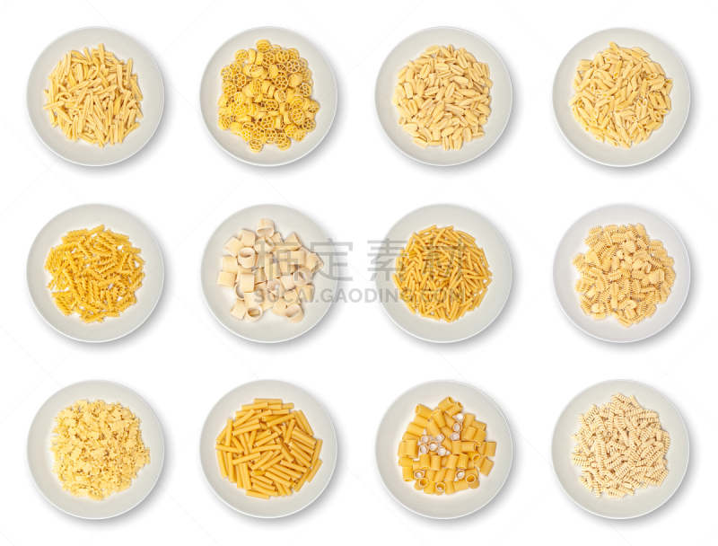 意大利面,干的,车轮面,螺旋面,尖管通心粉,水平画幅,无人,芹菜,2015年,通心粉