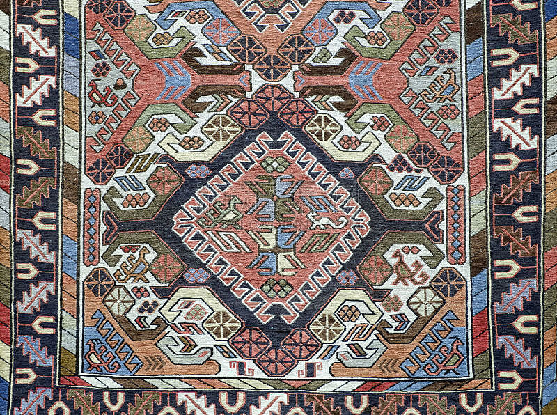 传统,地毯,手艺,土耳其,几何形状,纺织品,地板,奇勒姆,古董,小毯子