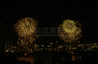 australia day,放焰火,西澳大利亚,珀斯－苏格兰,夜晚,图像,天鹅河,无人,水,河流