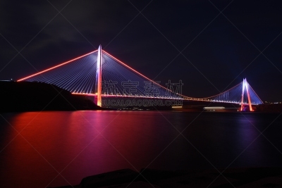 亚武兹苏丹塞利姆大桥,土耳其,云景,伊斯坦布尔,照明设备,曙暮光,云,黄昏,自然美,博斯普鲁斯海峡
