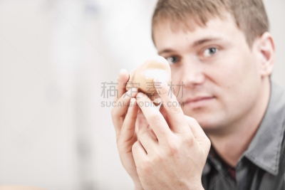 时装模特,前列腺,留白,水平画幅,塑胶,白人,特写,男性,仅成年人,私密