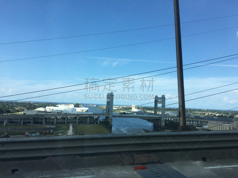 工业,墨西哥湾,桥,水,水平画幅,夜晚,无人,城市扩张,船桥,户外