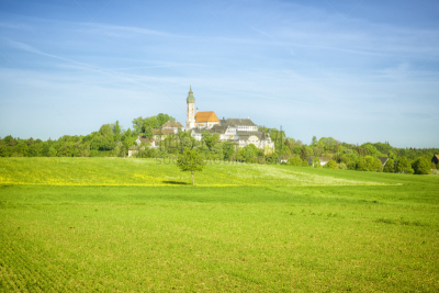 andechs,修道院,阿默尔湖,慕尼黑,修院,上巴伐利亚,灵性,水平画幅,山