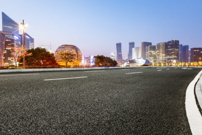 杭州,都市风景,现代,俄亥俄河,柏油路,天空,美,水平画幅,夜晚,无人