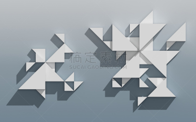 几何形状,设计师,抽象,三维图形,艺术,水平画幅,形状,块状,绘画插图,整体情况