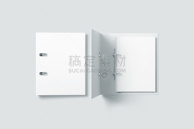 活页夹,空白的,白色,视角,计划书,衬膜信封,书籍装帧,文件,开挖矿山,精装书