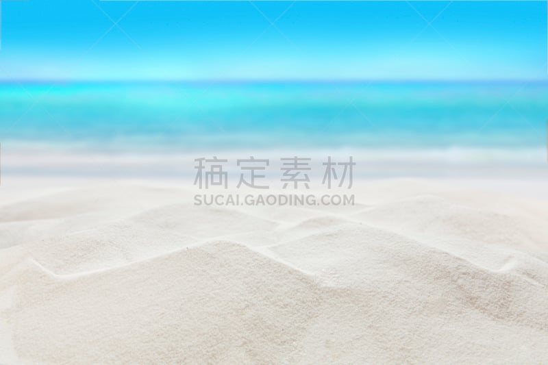 沙子,夏天,海滩,概念,水,天空,留白,气候,水平画幅,户外