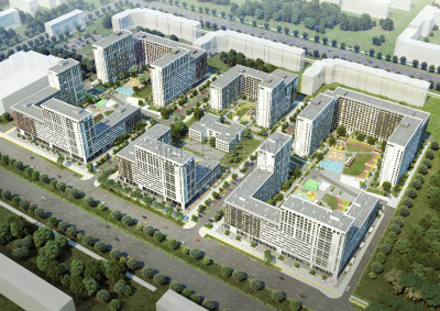 居住区,复杂性,近景,水平画幅,形状,无人,绘画插图,户外,都市风景,建筑业