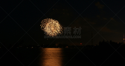 放焰火,活湃湖滩,维多利亚,海湾,白昼,水,天空,水平画幅,沙子,夜晚