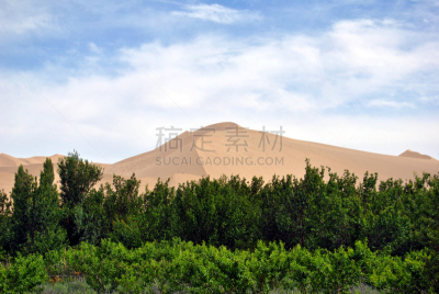 敦煌,甘肃省,沙丘,中国,掸邦,沙漠绿洲,戈壁滩,新月形,丝绸,纪念碑