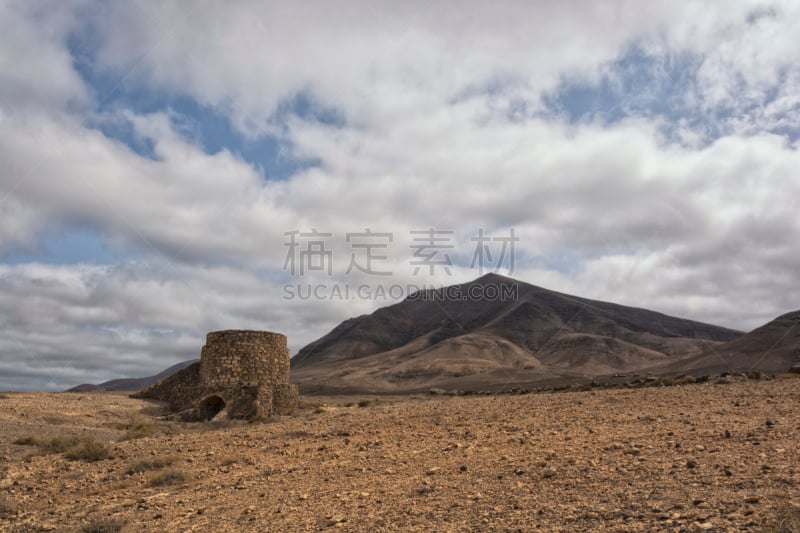 兰萨罗特岛,山,普拉亚布兰卡,天空,水平画幅,无人,大西洋群岛,偏远的,户外,干的