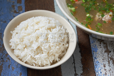 白色,桌子,木制,热,波特派,,小排骨,香料,日式火锅菜,茉莉