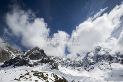 山,马特洪峰,气候,寒冷,云景,山脊,运动,清新,风,环境