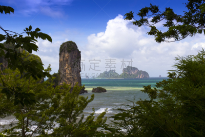 海湾,攀牙湾,奥南湾,自然,水,美,水平画幅,地形,夏天,户外