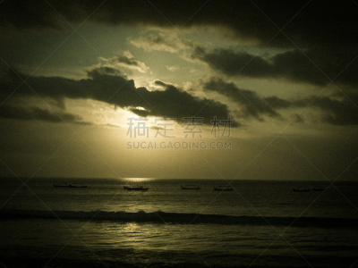 库塔海滩,印度尼西亚,巴厘岛,云景,曙暮光,热带气候,云,黄昏,自然美,巴厘北部