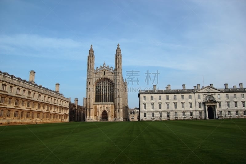 英国,小礼拜堂,剑桥,剑桥大学,英国剑桥,剑桥郡,草坪,旅途,云景,云