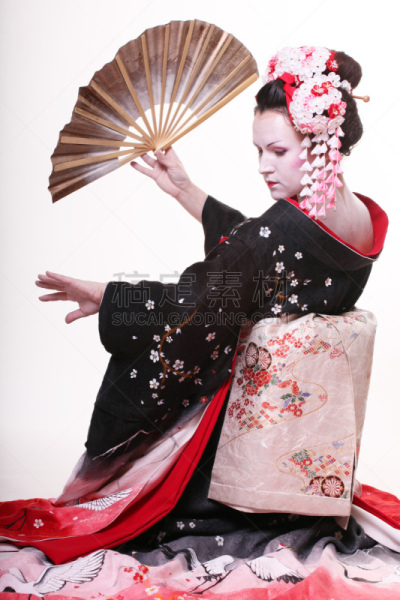 艺妓,垂直画幅,美,女人,彩妆,美人,时尚,人,舞台妆