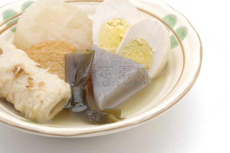 关东煮,水平画幅,膳食,鱼糕,卵,日本食品,日式火锅菜,食品,健康食物,十字花科