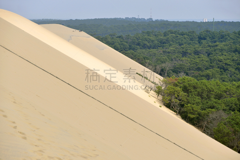 比拉沙丘,法国,阿尔卡雄,吉伦特省,树冠,水平画幅,山,沙子,无人,欧洲