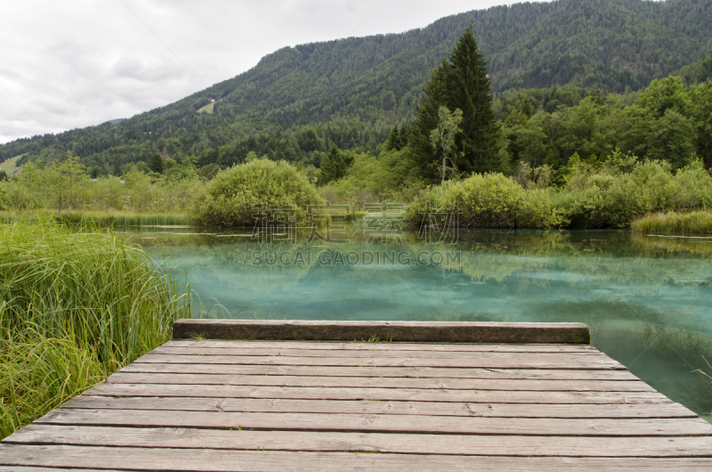 泉,普兰妮卡,克拉尼斯卡?戈拉,特里格拉夫国家公园,julian alps,自然,水平画幅,山,无人,蓝色