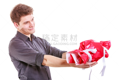 糖果,男人,,水平画幅,生日,白人,慈善捐赠,青年人,白色
