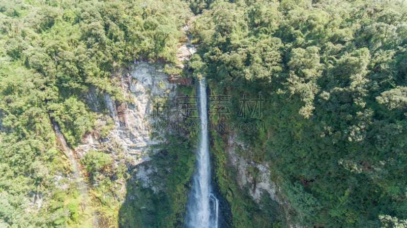 waterfall with 125 meters of height of water fall in Brazil in Santa Catarina Corupa. Route with 14 waterfalls in one of the last areas of Atlantic forest. Corupa means area of ​​many stones. The Rio Novo is born in the fields of the plateau and plunges t