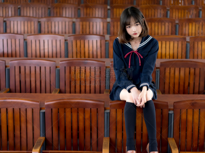 校服,亚洲,学生,女孩,可爱的,韧性,肖像,女人,高处,日本校服