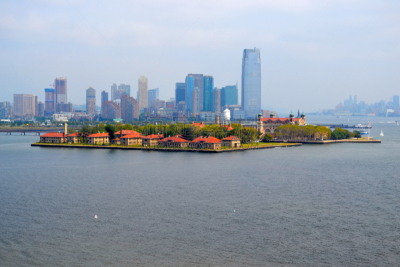 埃利斯岛,都市风景,水平画幅,无人,建筑外部,户外,建筑结构,纽约,著名景点,国内著名景点